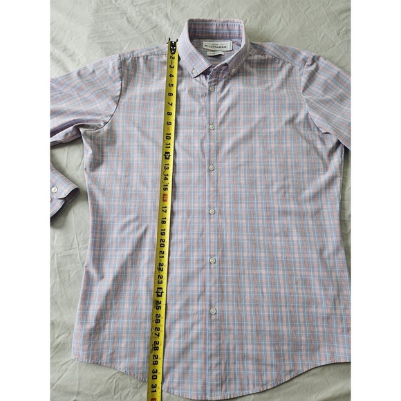 Mizzen+Main Leeward Performance Stretch Men's XL Trim Fit Dress Shirt - Picture 5 of 6